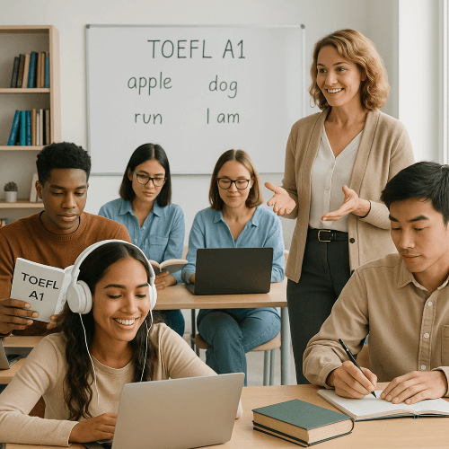 نمونه سوالات TOEFL در سطح A1